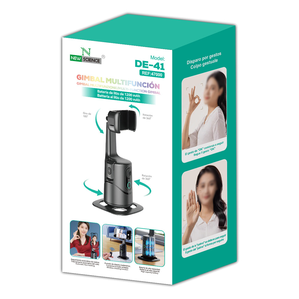 Gimbal Inteligente Multifuncional con Seguimiento Automático DE-41