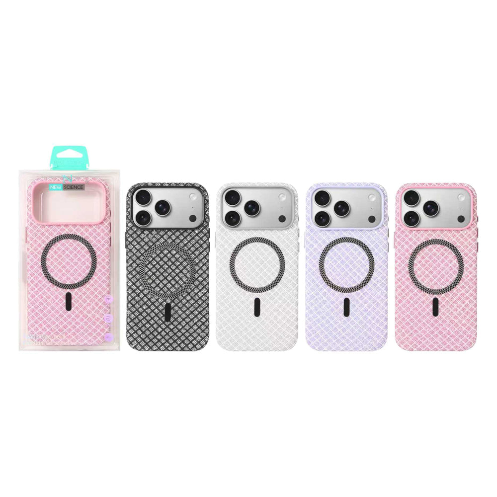 iPhone 15 Pro Max Funda Magnética con Textura Antideslizante