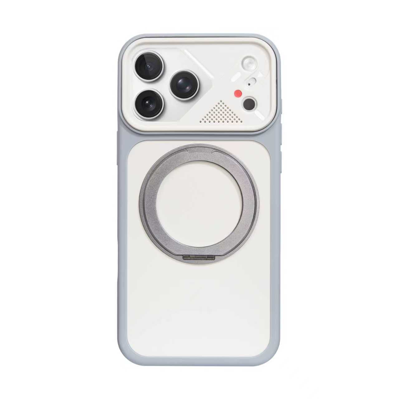 iPhone 16 Carcasa Futurista con Anillo Magsafe