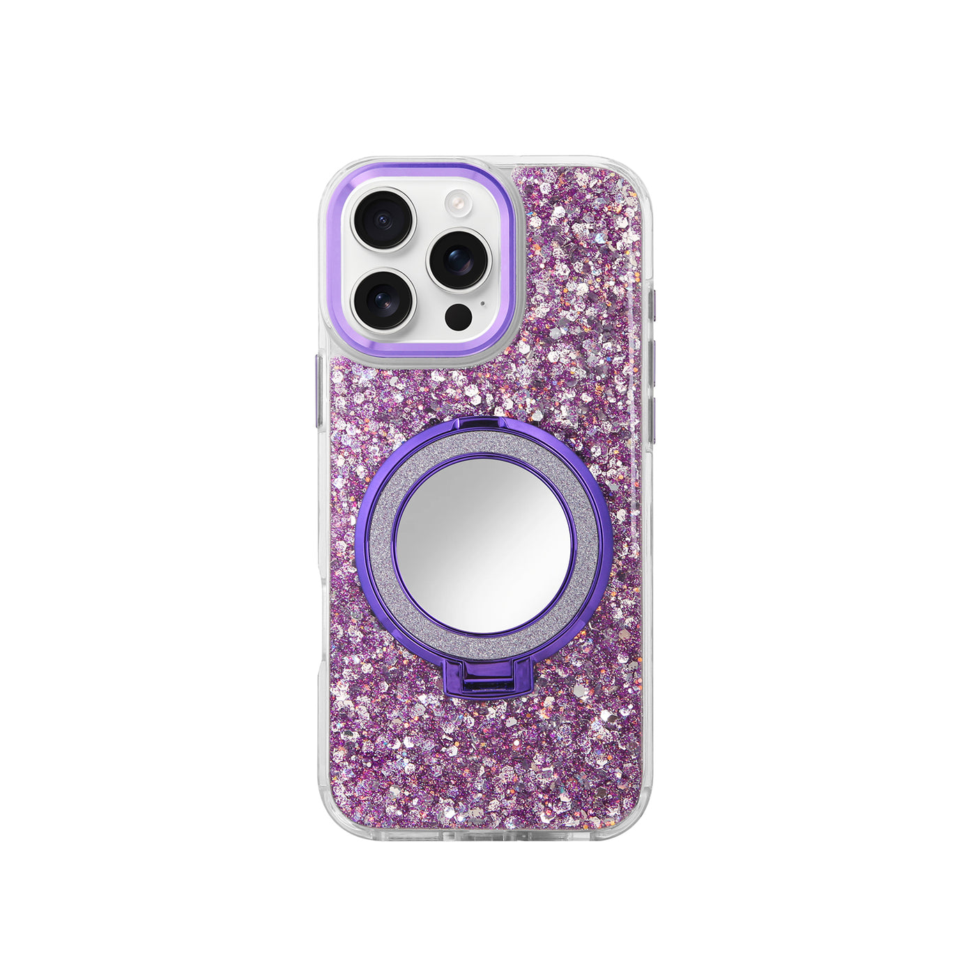 Samsung A55 5G Funda con Espejo y Purpurina