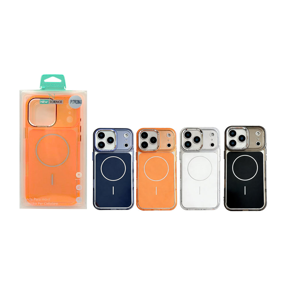 iPhone 17 Pro Max MagSafe Funda Transparente Magnética Antigolpes