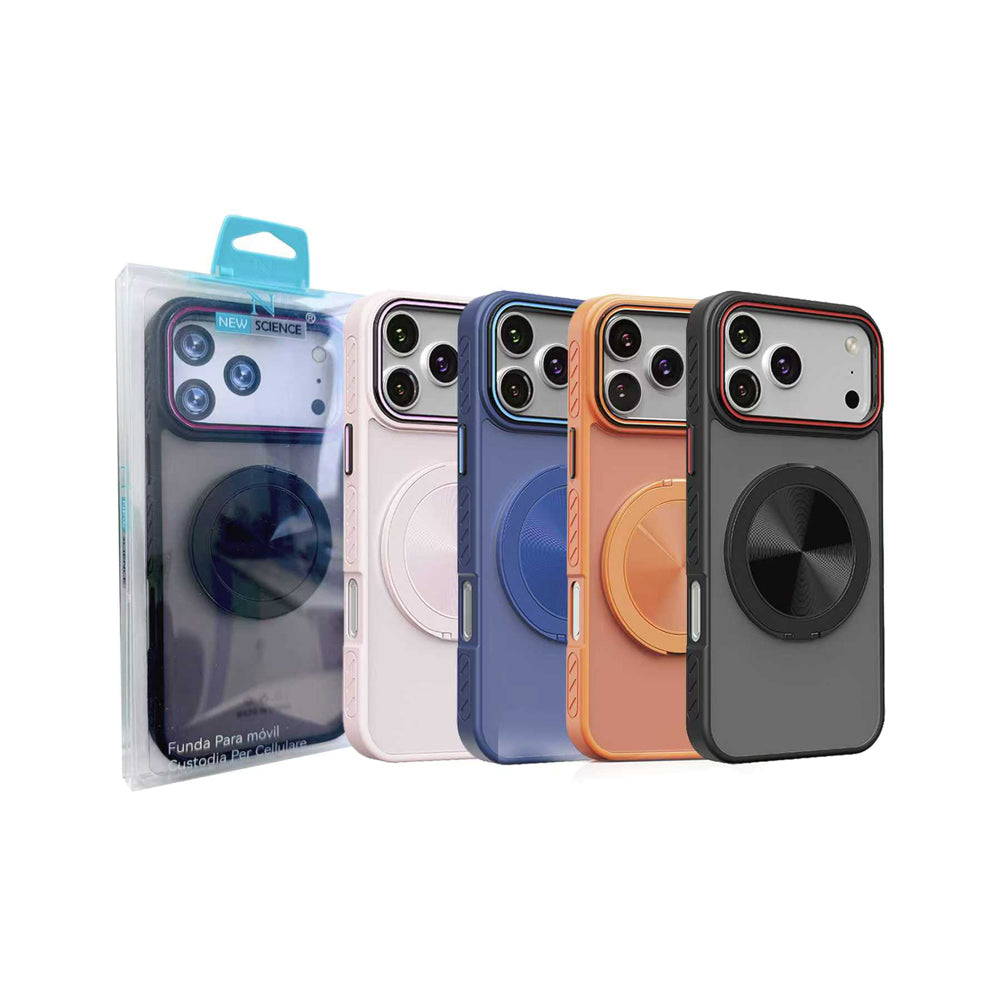 iPhone 17 Air Funda Protectora Antigolpes con Soporte Giratorio