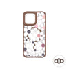 iPhone 16 Pro Funda floral mate transparente