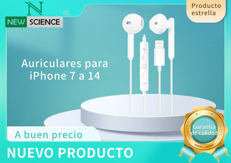 Auriculares para iPhone 7 a 14