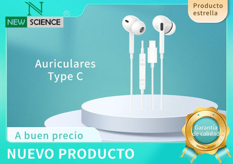 Auriculares Type C