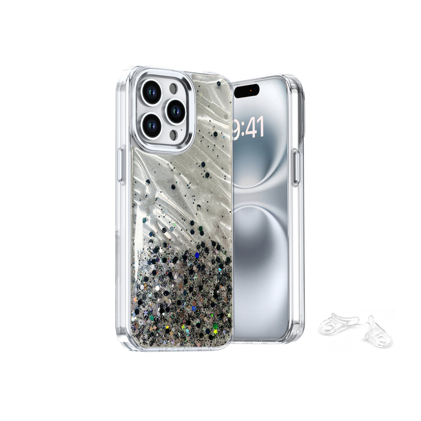 Samsung S25 Plus Carcasa Purpurina Estampada