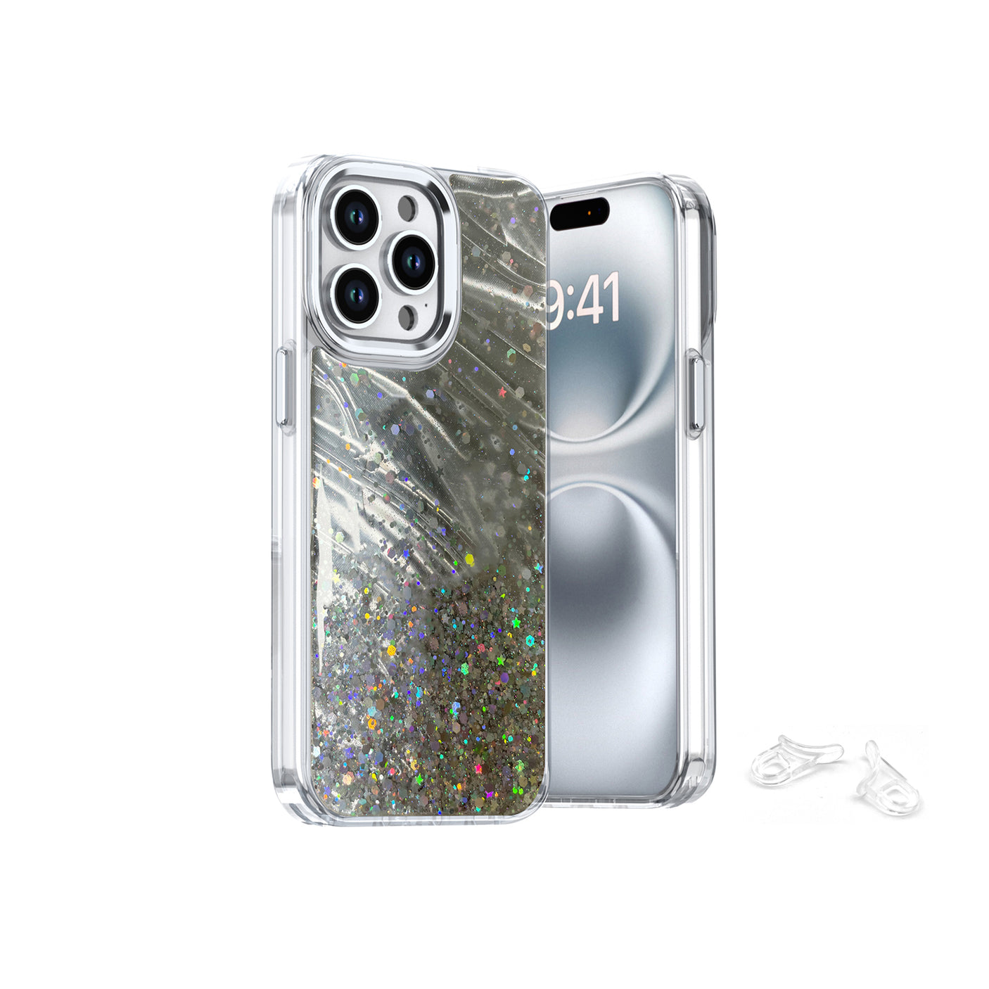 Samsung S25 Plus Carcasa Purpurina Estampada