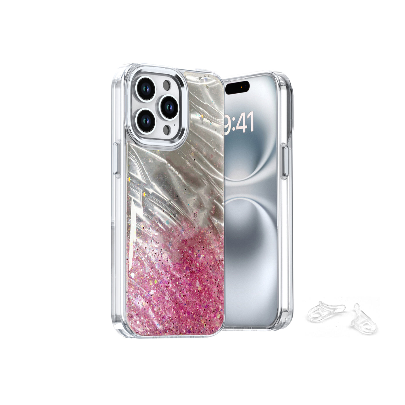 Samsung S25 Plus Carcasa Purpurina Estampada