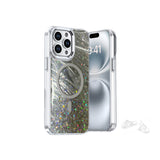 iPhone 15 Pro Carcasa Purpurina Estampada con Magsafe