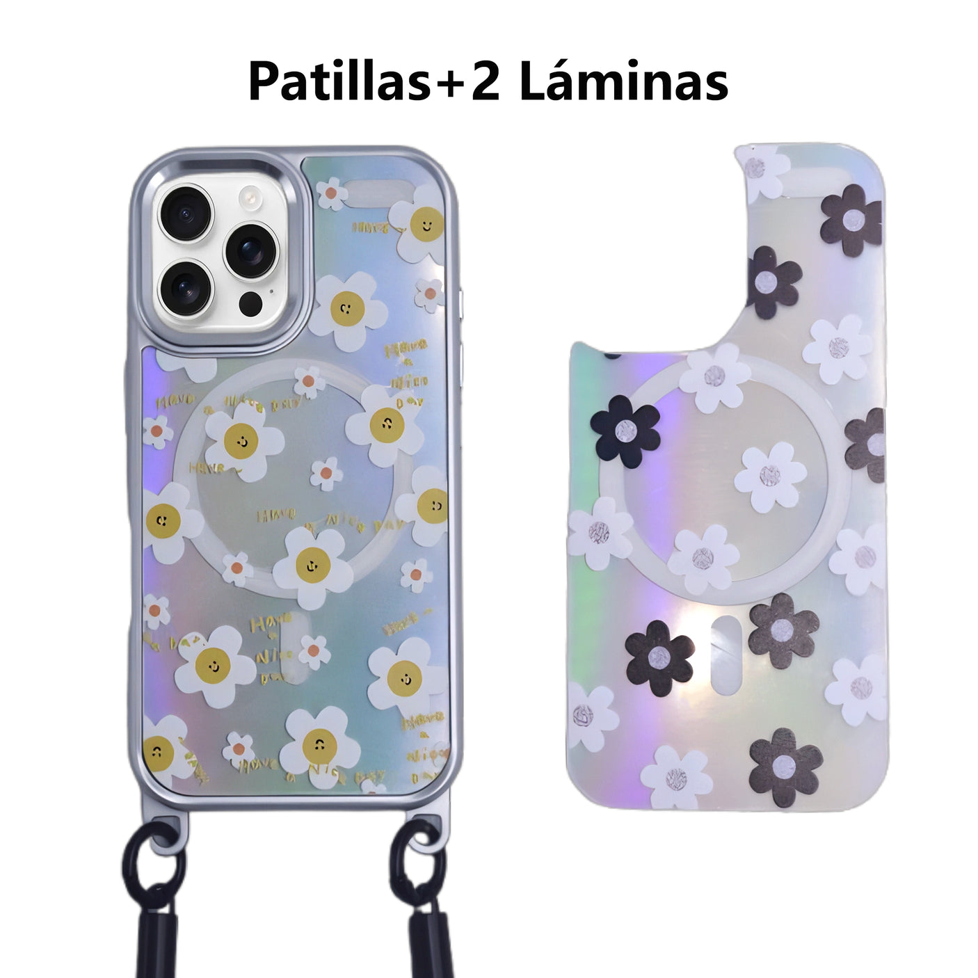 Samsung S24 FE Carcasa Magsafe con Láminas Estampadas Intercambiables