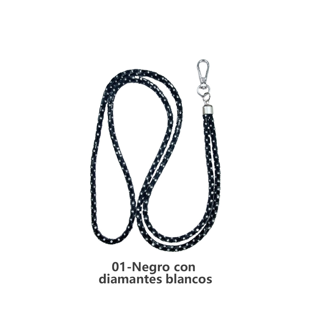 Pulsera para movil con diamantes brillantes 120cm