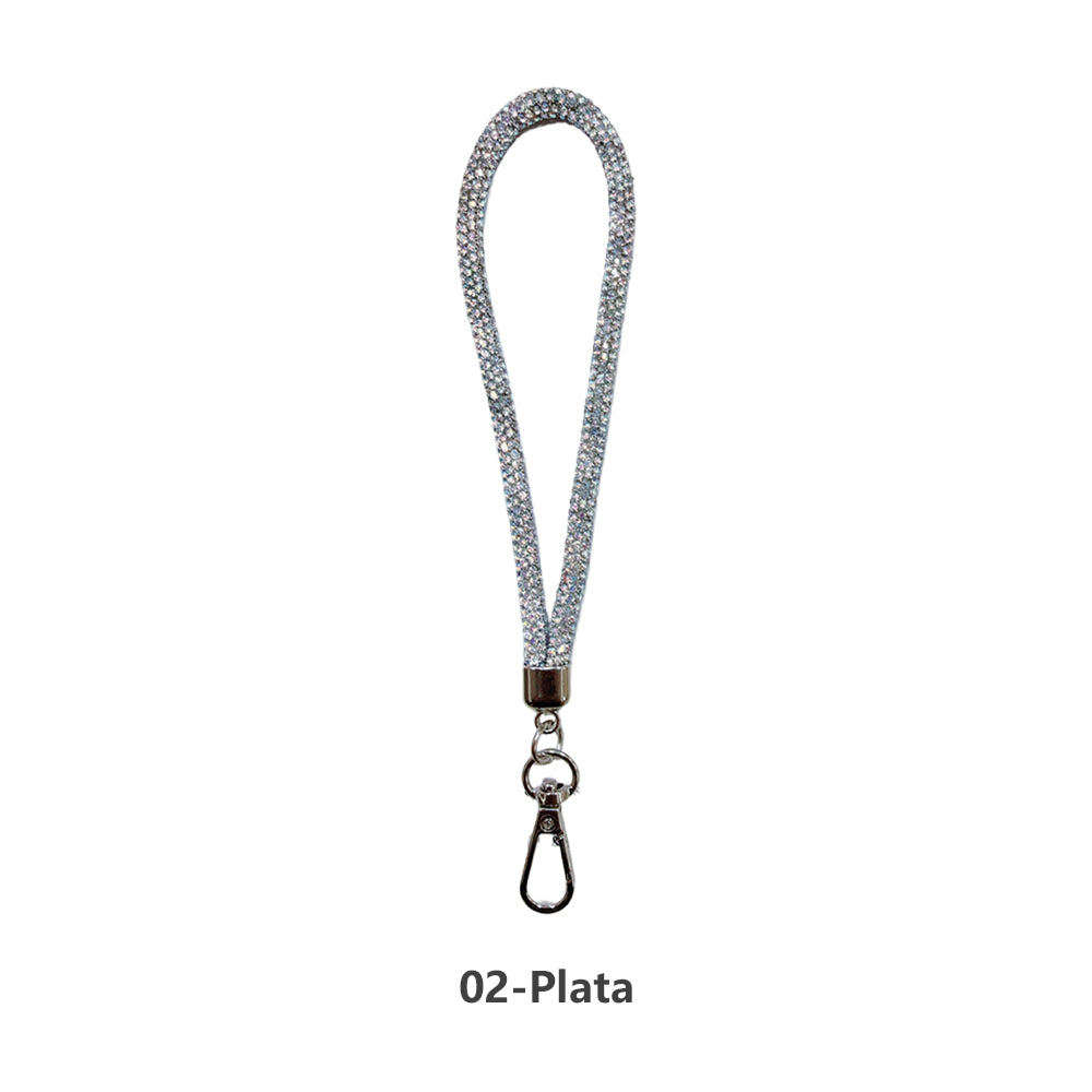 Pulsera Lisa para Móvil con Diamantes Brillantes 30cm Modelo S3