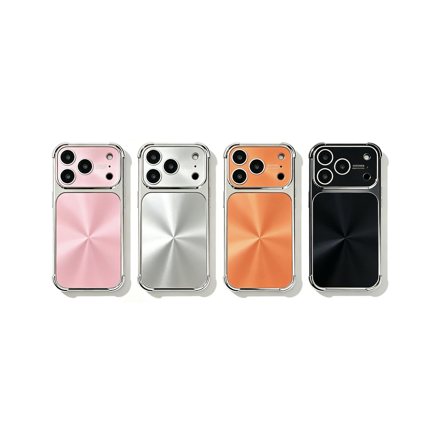 iPhone 17 Pro Max Carcasa Metalizada con Protección Cámara