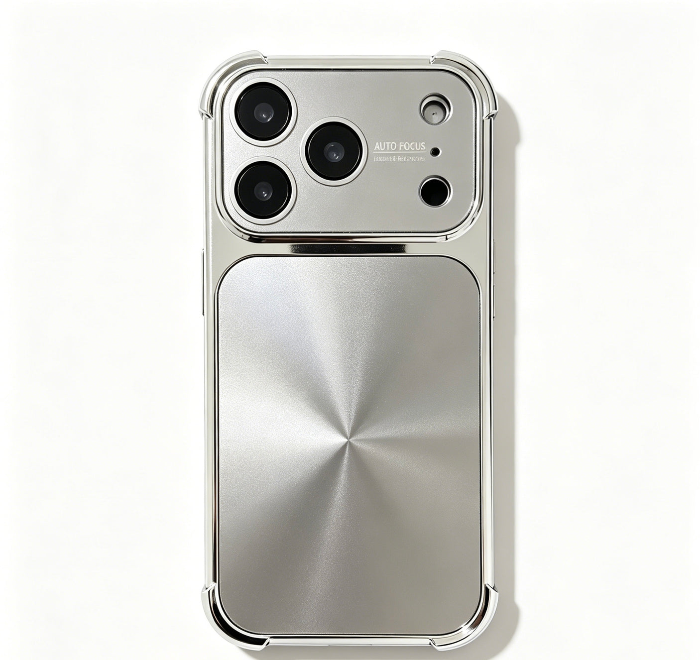 iPhone 17 Pro Max Carcasa Metalizada con Protección Cámara
