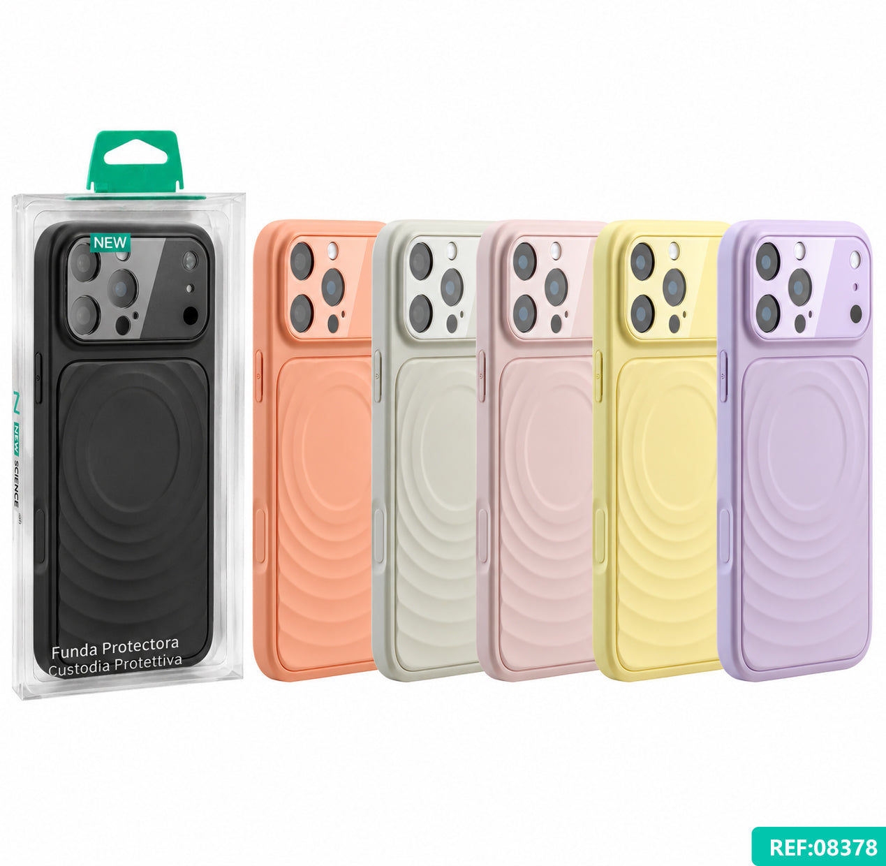 iPhone 17 PRO Carcasa Magsafe con Efecto de Ondas