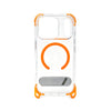 iPhone 17 Carcasa MagSafe Transparente Reforzada con Soporte y Agujeros para Cordón