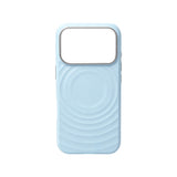 iPhone 17 Carcasa Silicona Magsafe con Textura de ondasconcéntricas