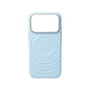iPhone 17 Pro / 18 Pro Carcasa Silicona Magsafe con Textura de ondasconcéntricas