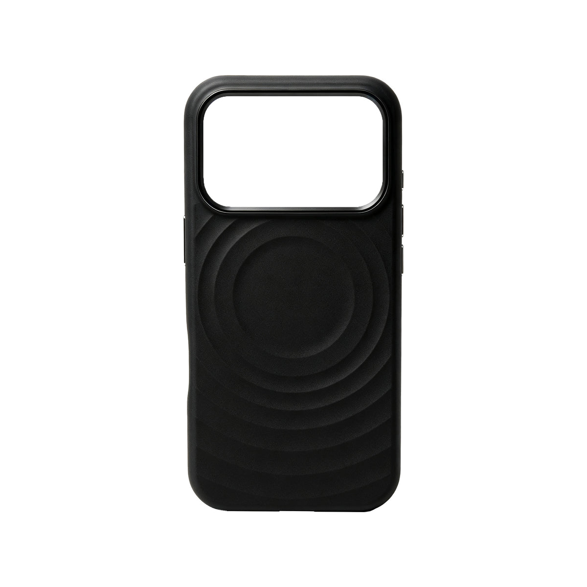 iPhone 17 Carcasa Silicona Magsafe con Textura de ondasconcéntricas