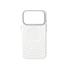 iPhone 17 Carcasa Silicona Magsafe con Textura de ondasconcéntricas