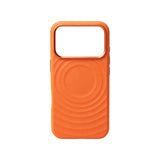 iPhone 17 Pro / 18 Pro Carcasa Silicona Magsafe con Textura de ondasconcéntricas