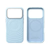 iPhone 17 Carcasa Silicona Magsafe con Textura de ondasconcéntricas