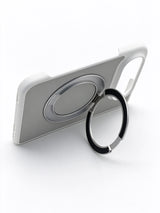 iPhone Duo Carcasa MagSafe de Piel con Anillo de Soporte Giratorio 360°