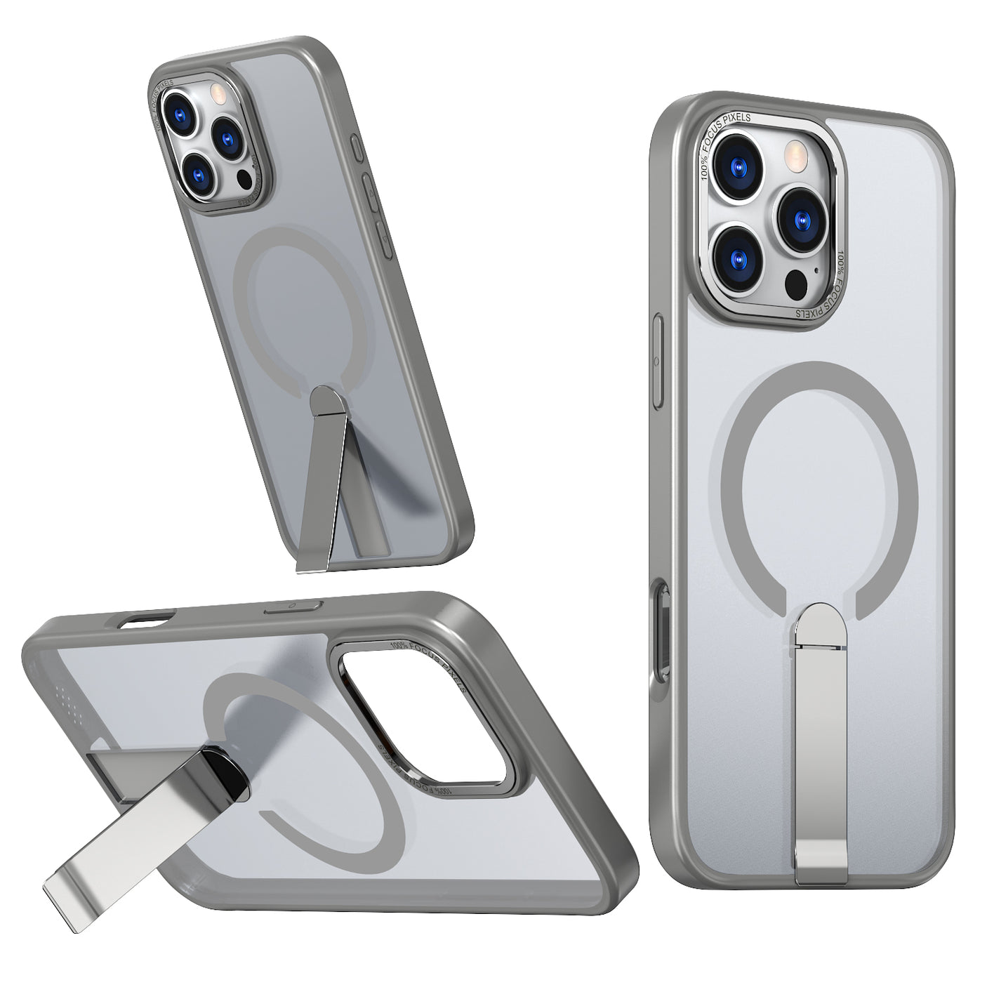 Samsung S25/S24 Funda Magnética con Soporte Plegable