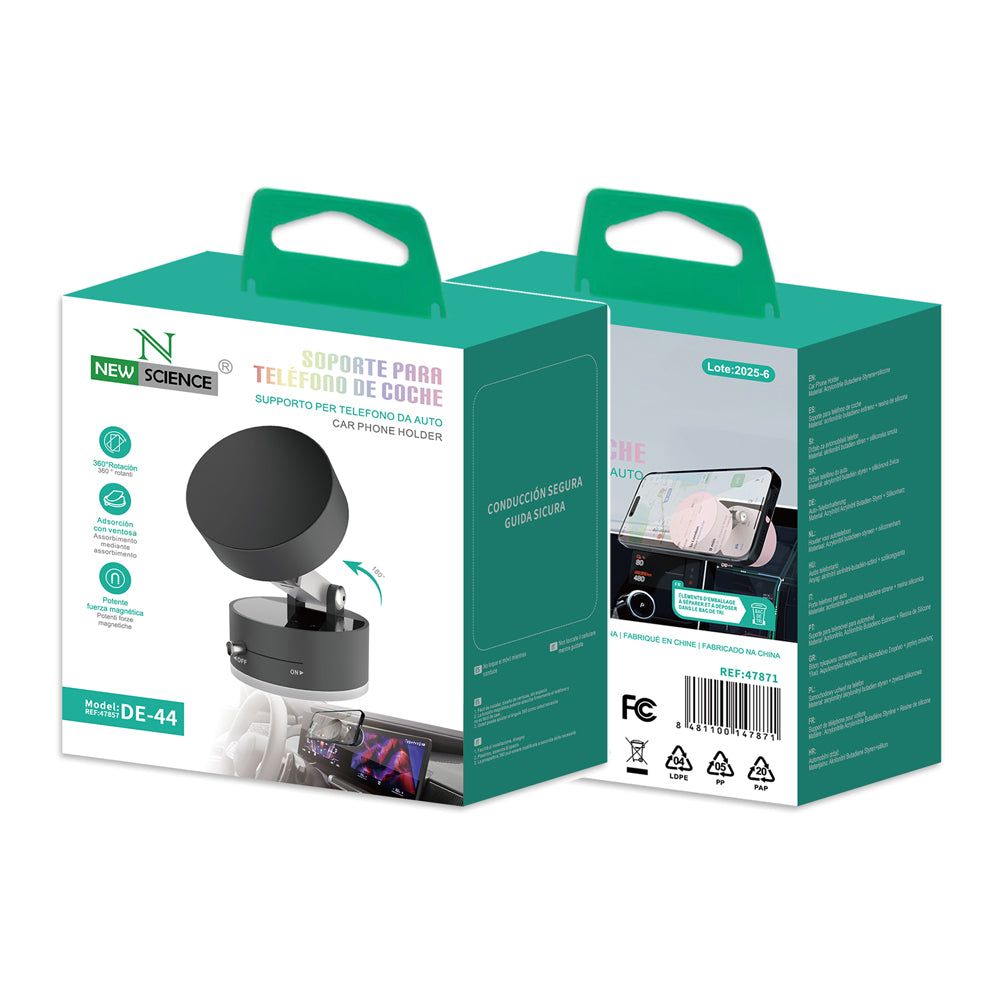 Soporte Coche DE-44 con Ventosa al Vacío