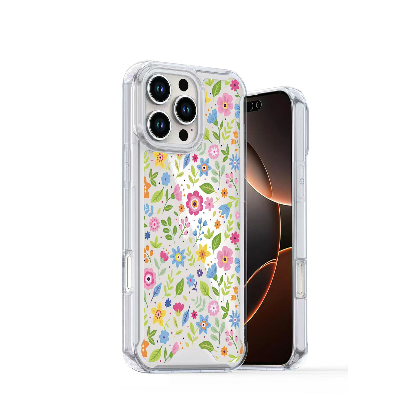 Samsung S24 Plus / S25 Plus Carcasa Estampada Diseño Flores (Mix)