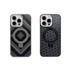 iPhone 16 Plus Magsafe Case with Texture Pattern and Stand (Mix)