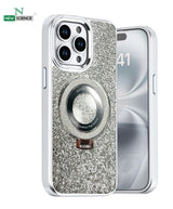 Redmi 13 4G Carcasa Purpurina con Soporte Anillo Magsafe