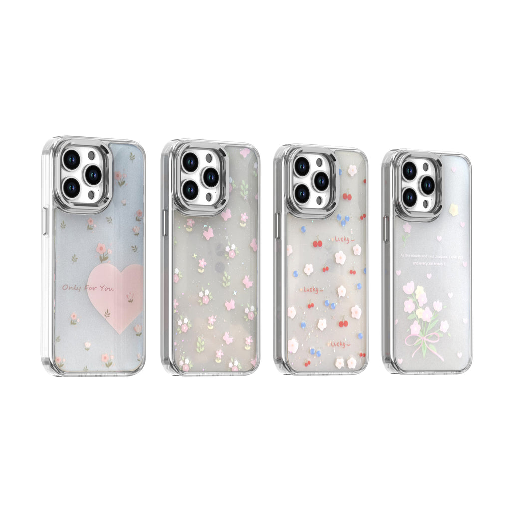 Samsung A55 5G Carcasa Estampada Diseño Transparente (Mix 4 uds)