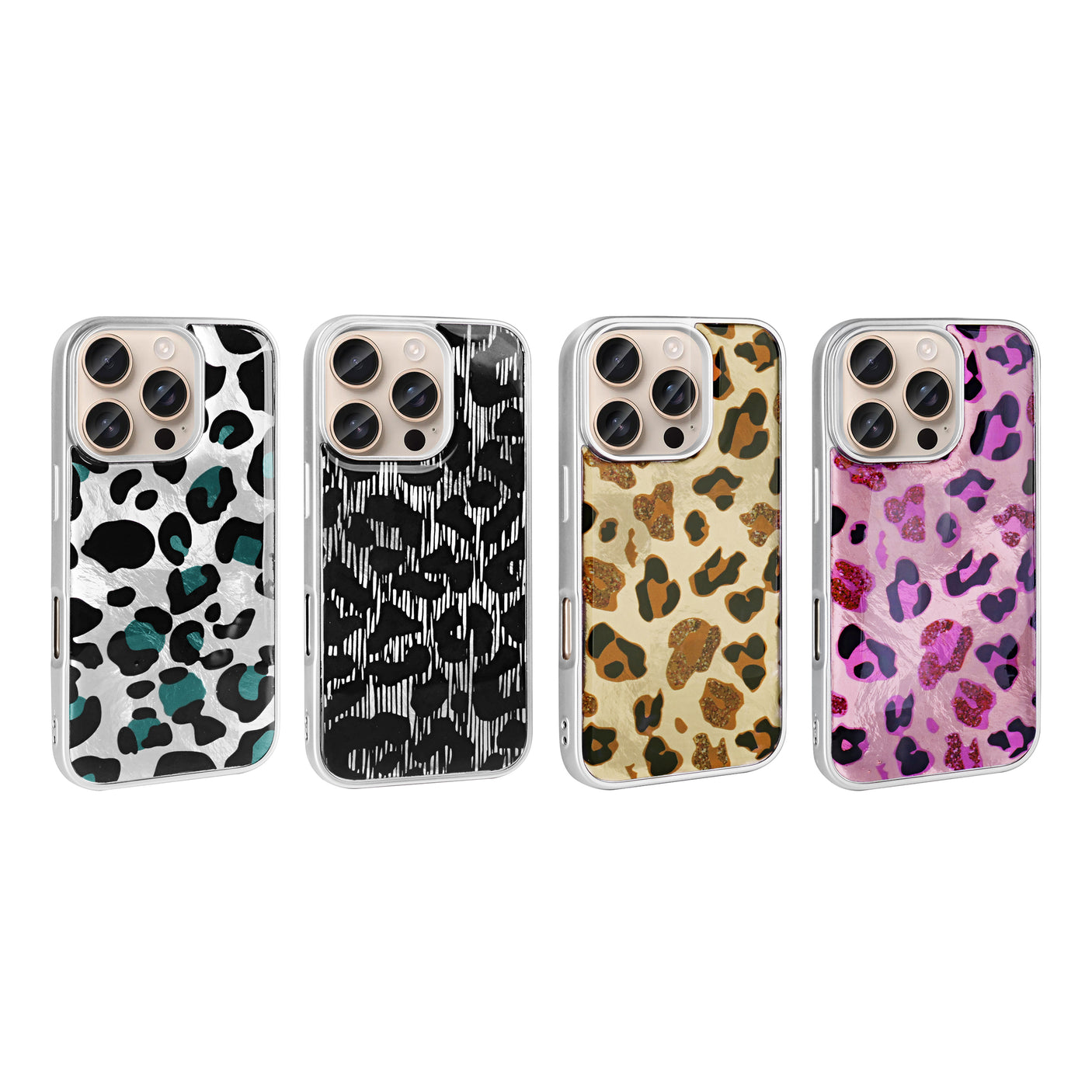 iPhone 15 Pro Carcasa estampado leopardo