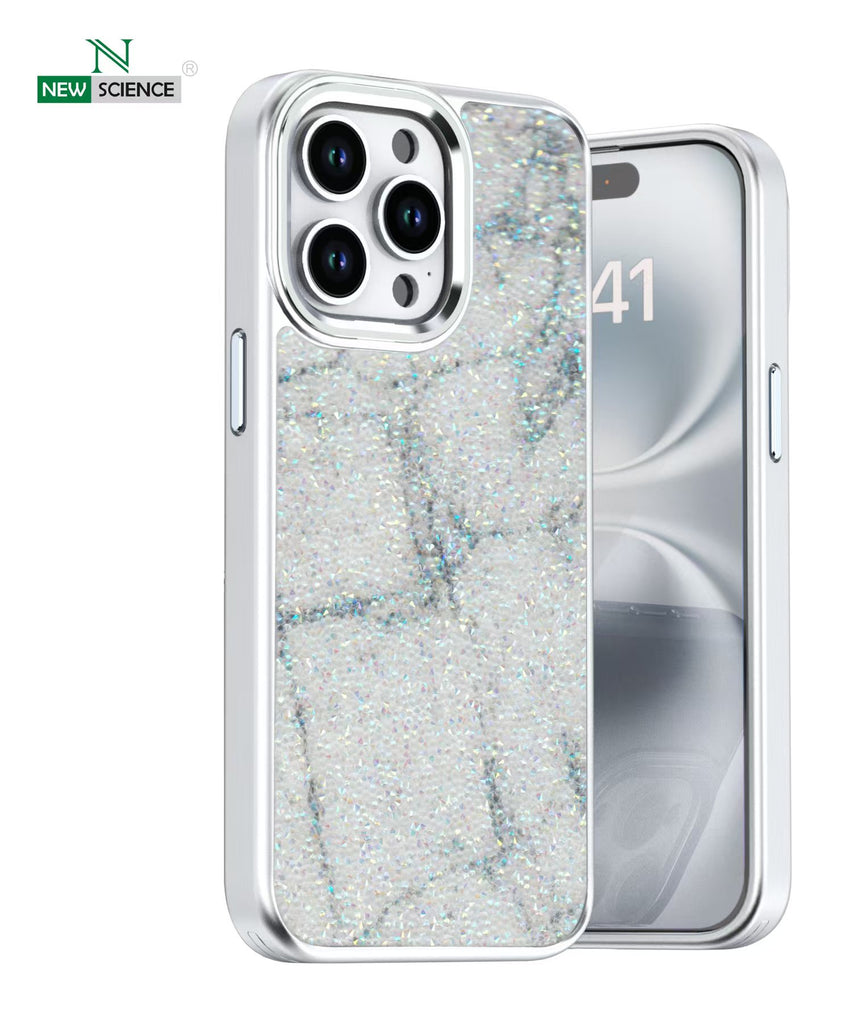 iPhone 16 Plus Carcasa Estampado Purpurina