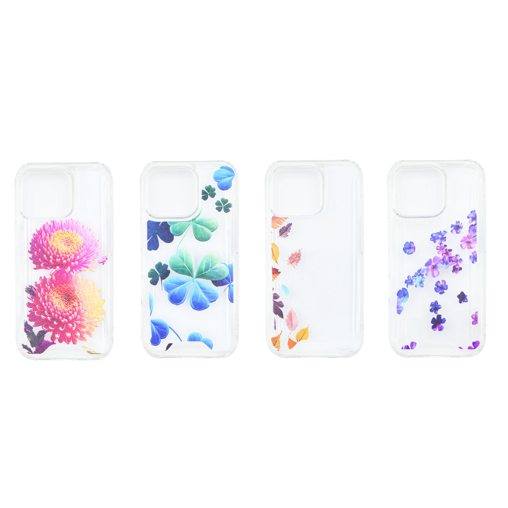 Samsung A14 Carcasa Reforzada con Diseño Floral (Mix 4 uds)