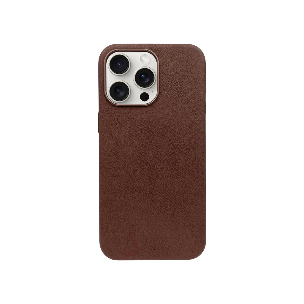 Capa de couro para iPhone 14 Pro Max com Magsafe invisível