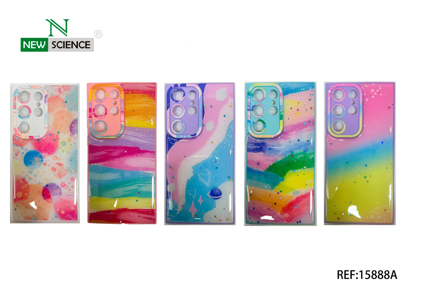 Samsung A05 Carcasa Estampada Arcoiris (Mix)