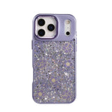 Redmi A5 173mm Funda Brillante con Flores en Purpurina