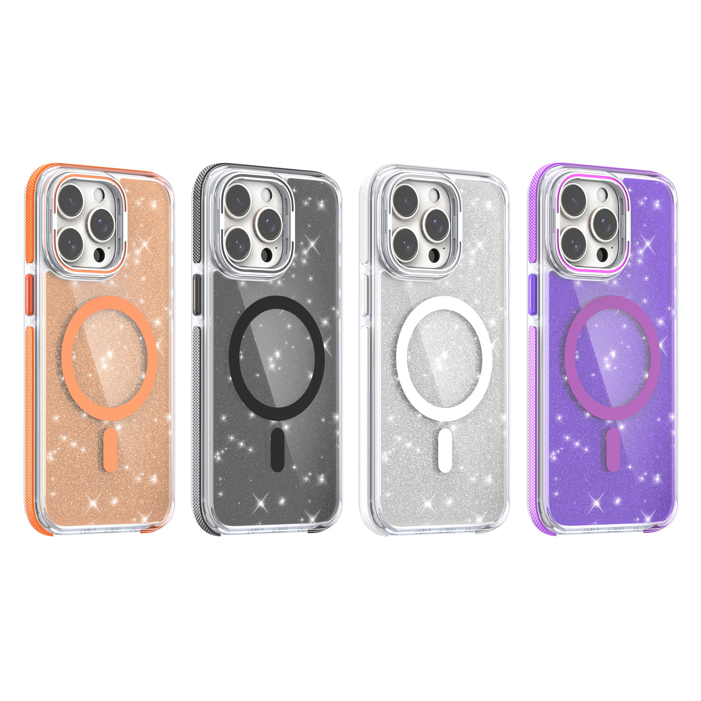 iPhone 16 Plus Glitter Case Reinforced Magsafe