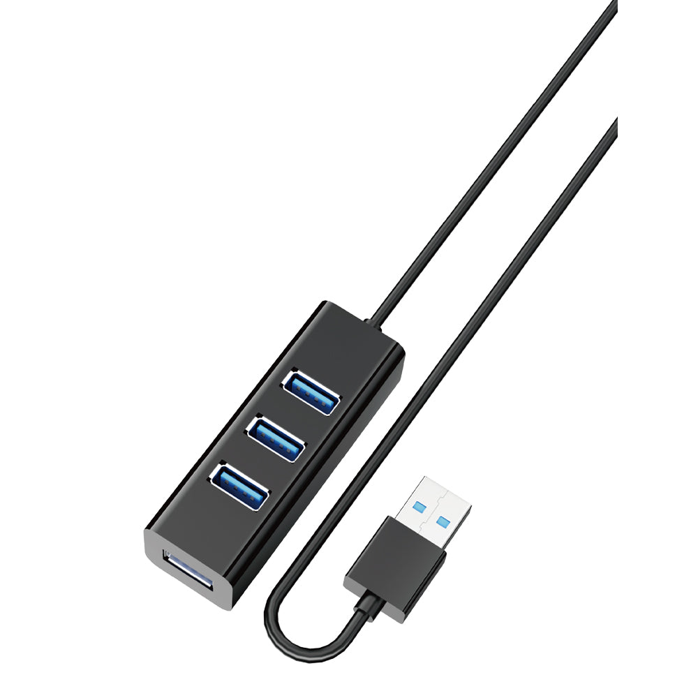 Adaptador HUB 4EN1 USB a USB 3.0 HU-08