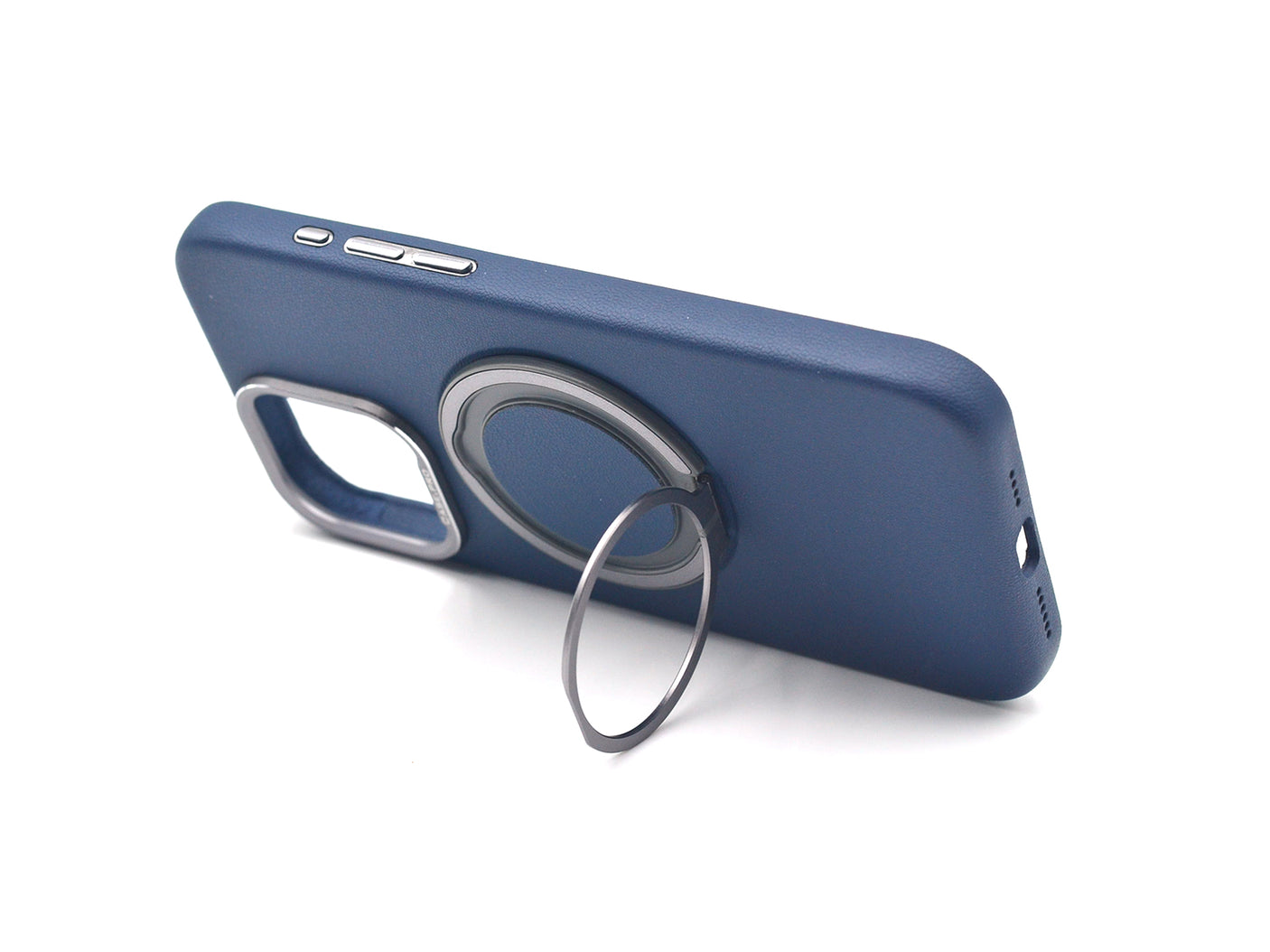iPhone 15 Plus Magsafe Leather Case with Ring