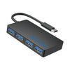 Adaptador HUB 4EN1 Type-C a USB 3.0 HU-07