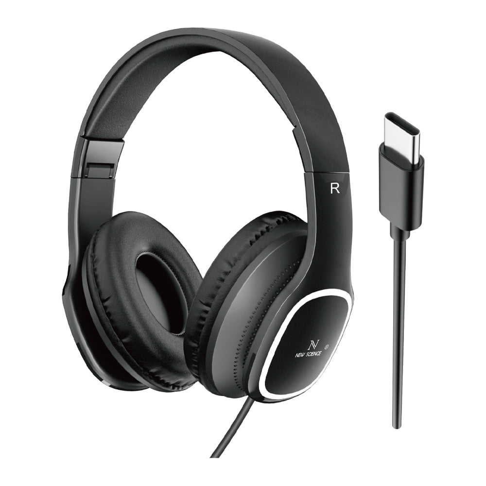Cascos Diadema A-623 con Cable Type C