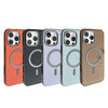 Funda de Teléfono iPhone 15 Pro Max con Textura de Tela y Carga Magnética