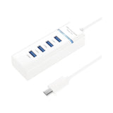 Adaptador HUB 4EN1 TYPE-C A USB 3.0 HU-01