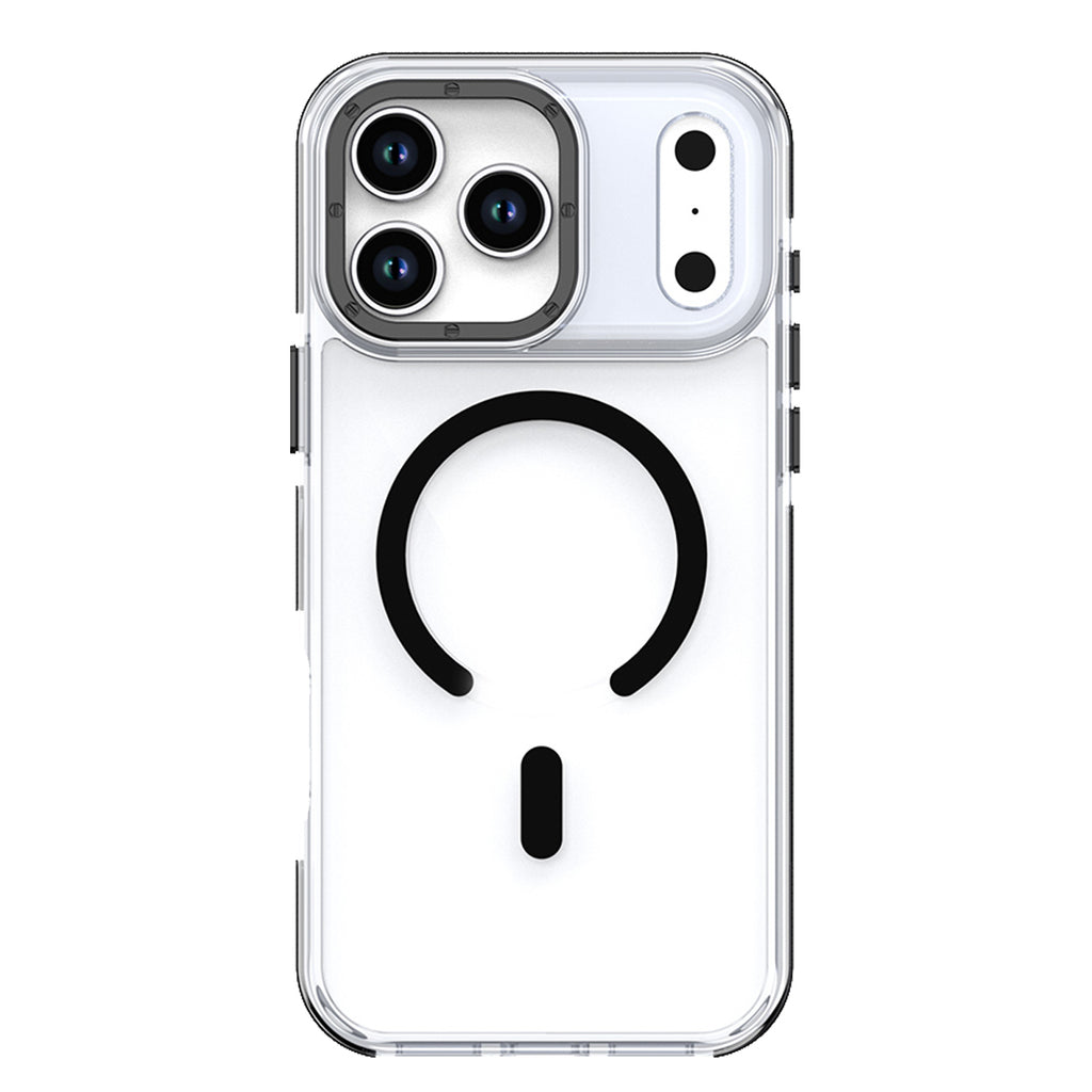 iPhone 17 Funda Magsafe Transparente Cristalina con Soporte de Cámara