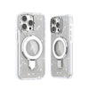 iPhone 16 Plus Glitter Magsafe Case with Foldable Ring Holder