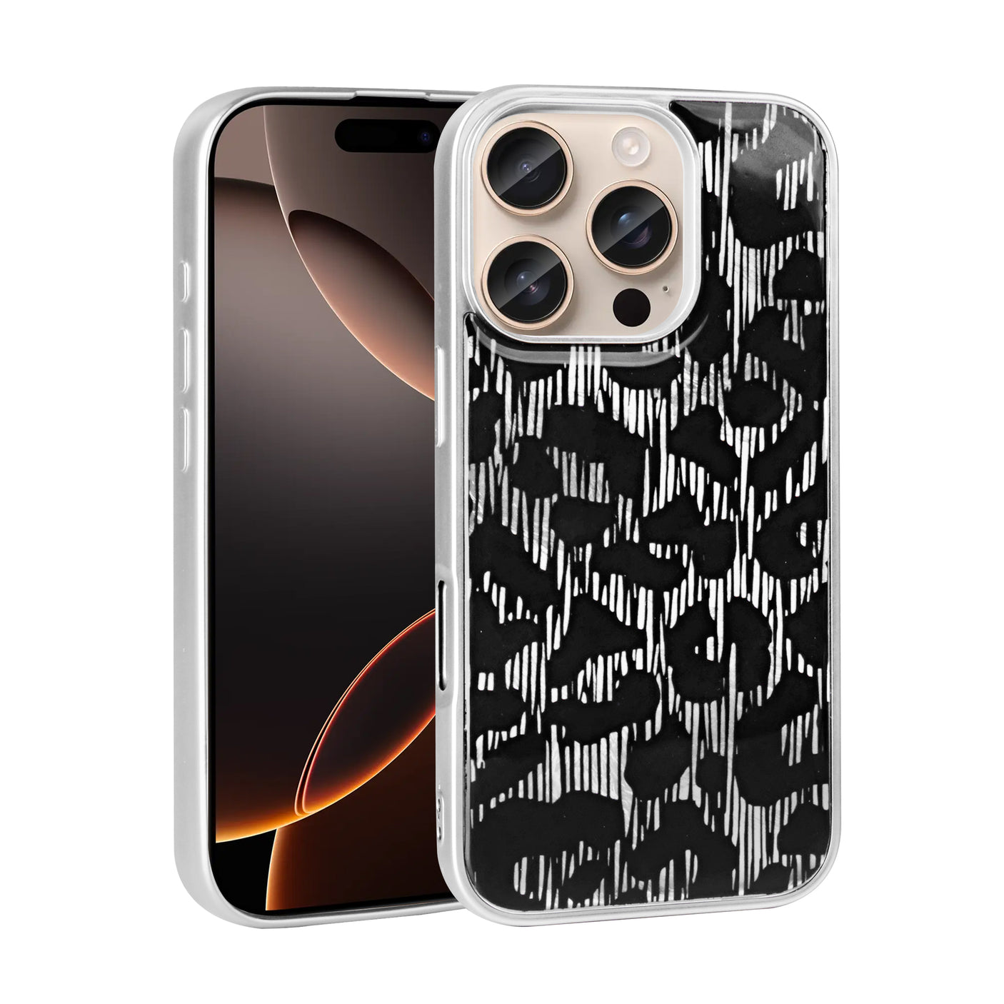 iPhone 15 Pro Carcasa estampado leopardo