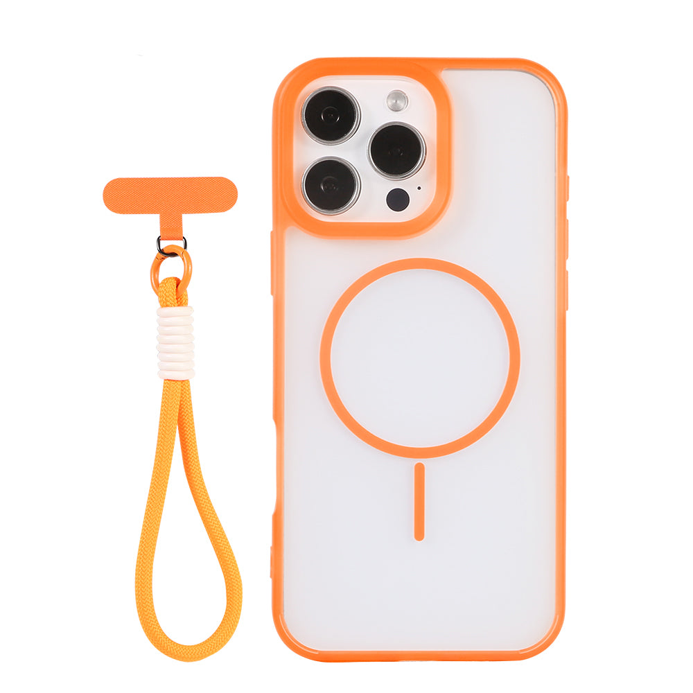 iPhone 17 Funda Magnética Mate con cuerda